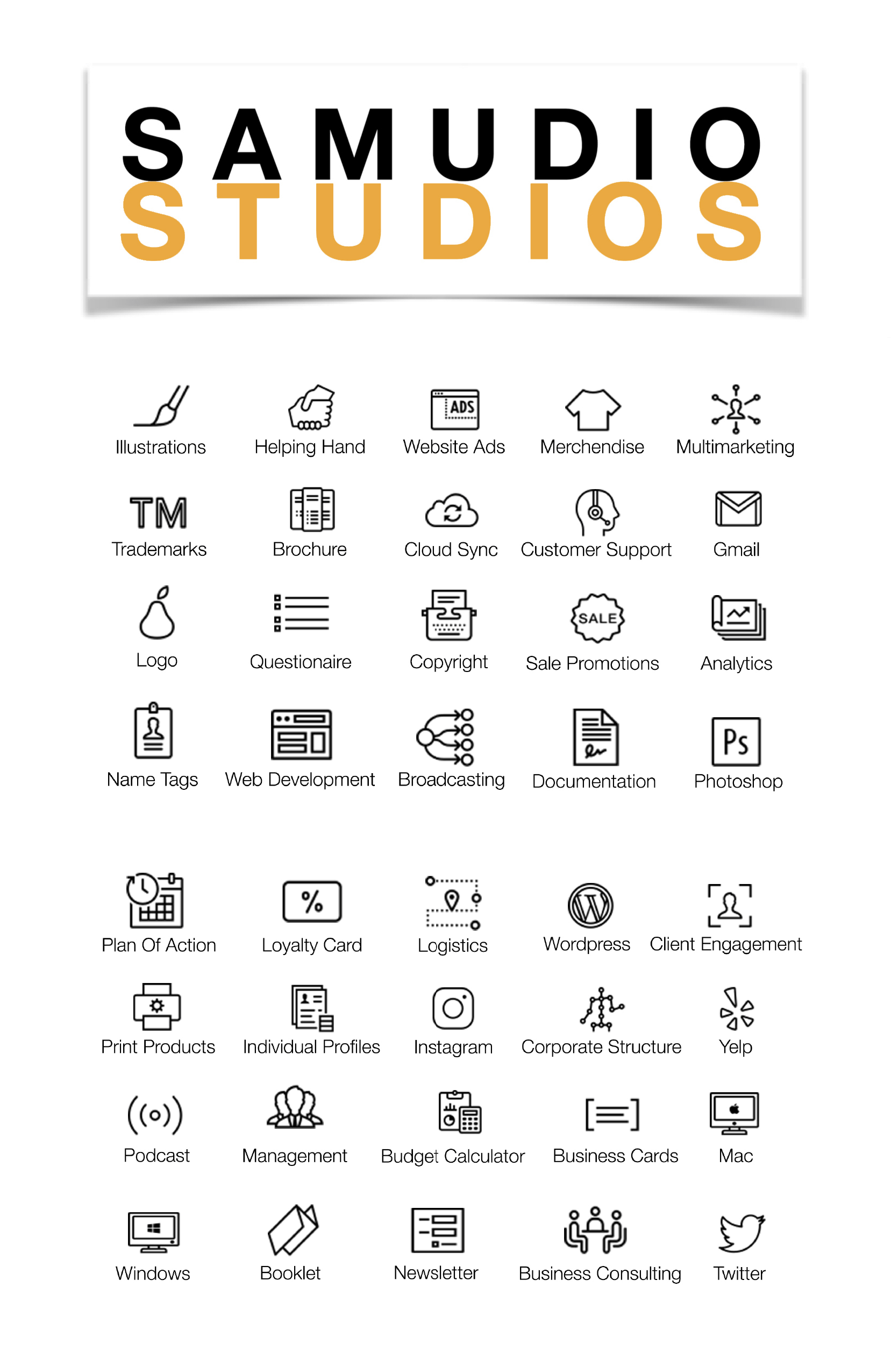 Samudio Studios stands for creative solutions and results-driven marketing. Through expertise, strategy, and innovation, we help you grow.