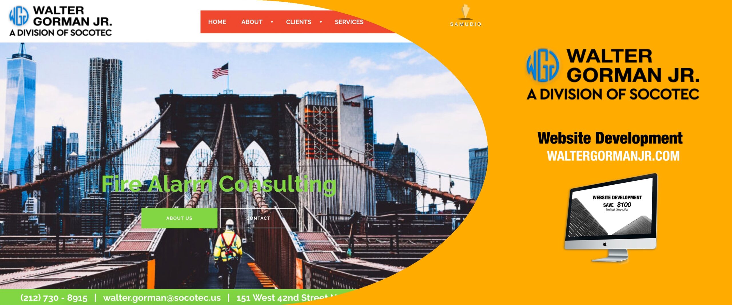 Website development project for Walter Gorman Jr showcasing a modern, professional website designed to improve local SEO, attract clients, and help the business dominate its local market.
